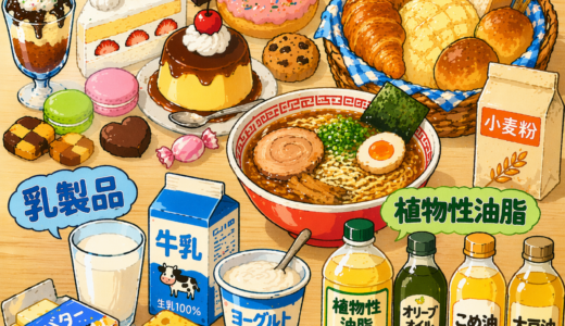 『4毒（甘いもの、小麦類、乳製品、植物性油脂）について考える』